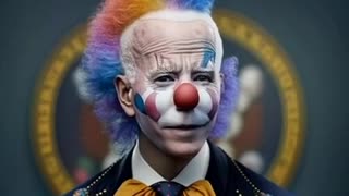 Joe Biden the clown. Look what Ai did.