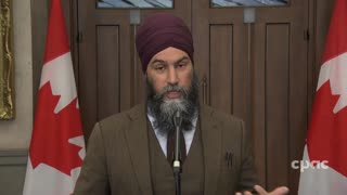 Canada: NDP Leader Jagmeet Singh speaks with reporters on Parliament Hill – May 15, 2023