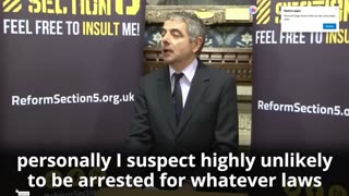 Rowan Atkinson on Free Speech 31-05-23