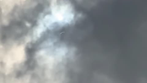 Mysterious Object Flies Past Solar Eclipse