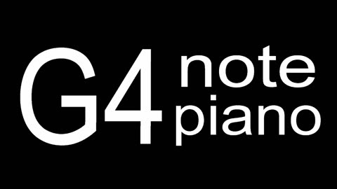 G4 Piano Note