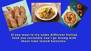 Popular Italian Food