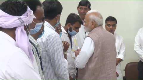 PM Modi meets family members of victims in Morbi bridge collapse