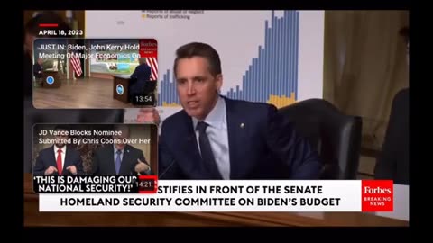 Josh Hawley and Ron Johnson DESTROY Mayorkas..