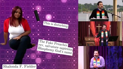 The fake Preacher rev. salvatore sapienza (blasphemy God's name)