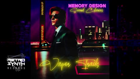 Memory Design - Second Chances FULL ALBUM VISUALIZER / RetroSynth Lazersteel #synthwave #retrosynth