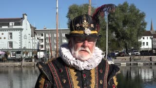 Sir Frances Drake Brian. His last interview. Ocean City Sea Food Festival Plymouth Barbican 2022