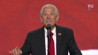 Peter Navarro at RNC: I Went to Prison So You Won't Have to