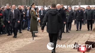 Lukashenko visited the Khatyn memorial complex on the 80th anniversary