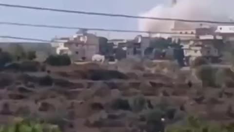 Israeli military outpost near the border with Lebanon was struck by anti-tank missile.