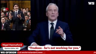 Trudeau - he's not working for you.