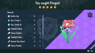 Pokémon Violet - Tera Raid Battle Gameplay vs. Florges x Normal Type