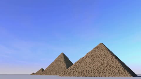 egyption magic pyramid view
