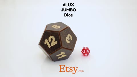 dLUX JUMBO Dice d12