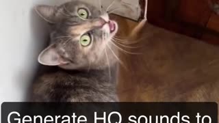 Sounds you can make to call your cats attention