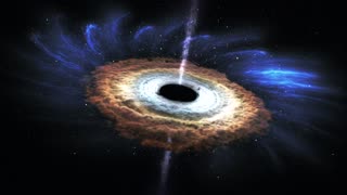 A star being swallowed by a Black Hole