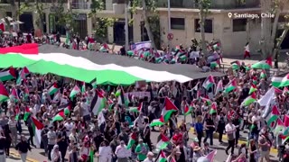 Protesters across Americas demand Gaza ceasefire