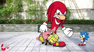 R.I.P All - Baby Sonic Say Goodbye Spongebob and Patrick _ Sonic in Real Life _ Sad Animation