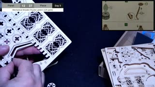 Mechanical Wooden Puzzle Lantern Day 3 - Just Rest Your Eyes (JRYE#538)