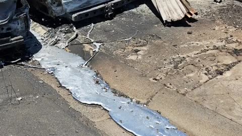 Intense fire that melted RIMS during the Lahaina fire, 2,200 structures