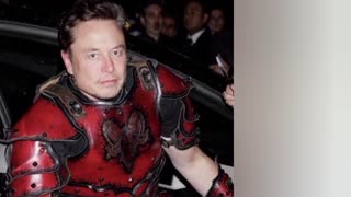 Similarities between Elon Musk Amor and King Charles mirrored portrait