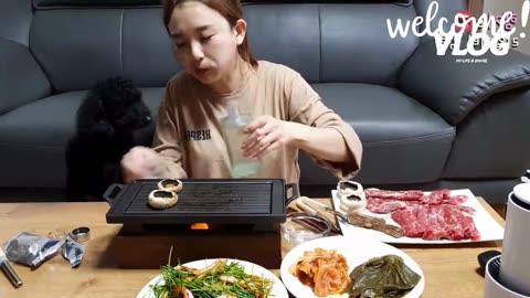 Premium Hanwoo Beef & Jinro Soju DelightㅣKorean BBQ&Soju MUKBANG