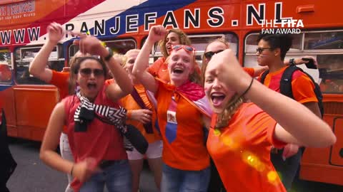 Netherlands Fans 2019 FIFA Fan Award Nominee