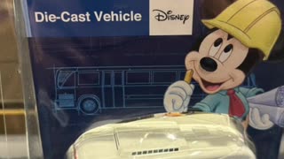 Disney Parks Mickey Mouse and Goofy Toy Transport Bus #shorts