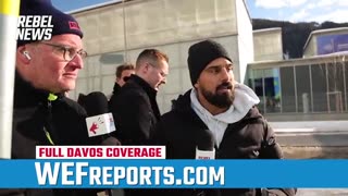 Ezra Levant & Avi Yemini from Rebel News CONFRONT Pfizer CEO Albert Bourla in Davos