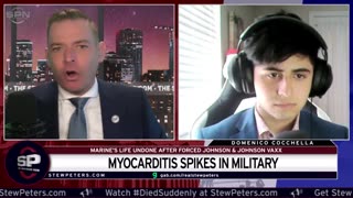 Military Myocarditis SPIKES 130% Marine's Life UNDONE After FORCED Johnson & Johnson JAB