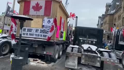 Freedom Convoy - Protesters against medical dictatorship continue to hold rallies in Canada