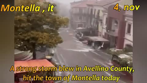 montella avellino floods ,alluvione avellino , strong floods hit montella italy