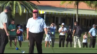 @jj_talking Trump savages Biden and his golf swing ⛳️🤣🏌️‍♂️