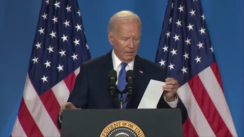 President Biden Says That He Was Given A List Of Reporters To Call On At NATO Press Conference