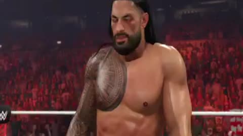WWE 2K24 Roman Reigns vs Sexy Brock Lesnar Intense Fight
