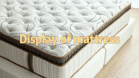 Pocket spring mattress #Beauty Sleep# Everbright Bedding EB15-8 #midcenturymodernfurniture