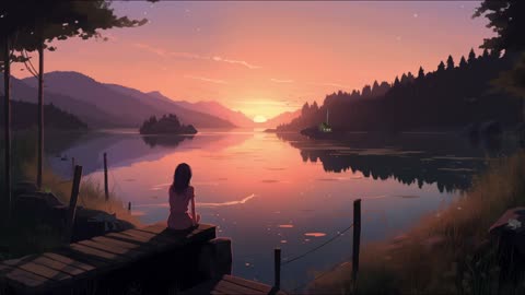 Lake Whispers: Evening LoFi for Relaxation and Focus