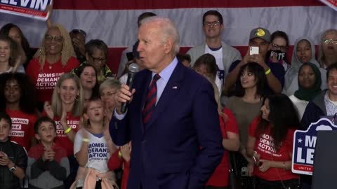 Biden attends rally for Rep. Mike Levin