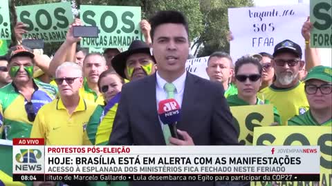 Brasília fica em alerta por conta das manifestações durante feriado da Proclamação da República