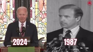 Biden about his civil rights involvement now and then. WTH?