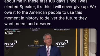 MCCARTHY speech clip.