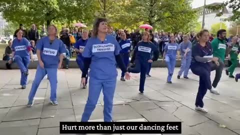CULT Nurse dances are starting again! - These People Are A Danger To Society! "Climate Change"
