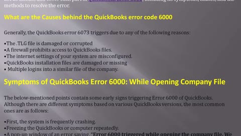 How to Fix QuickBooks Error 6000? (When Opening a Company File)?