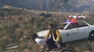 GTA 5 Crazy Police Pursuit Driving Police car Ultimate Simulator chase #21