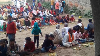 Public eating food