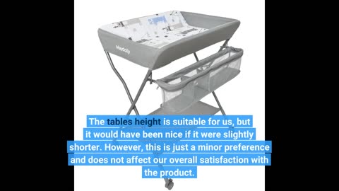 View Feedback: JOYMOR Portable Diaper Changing Station,Folding Baby Changing Table for Infant,...