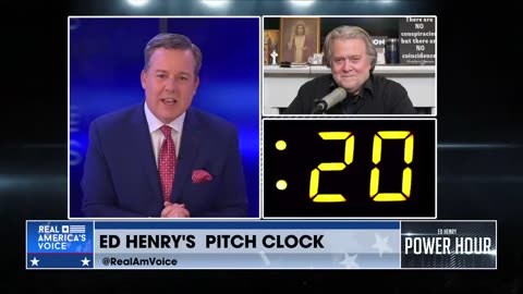 @SteveBannon joins @edhenry for some fast paced Q&A on today’s Power Hour Pitch Clock