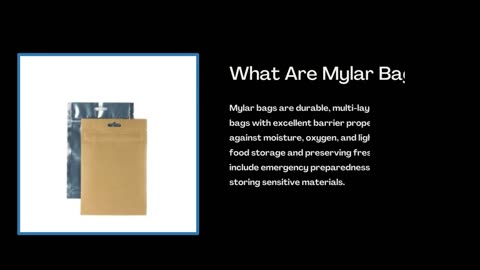 Benefits and Uses of Mylar Bags by Innovative Sourcing