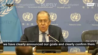 Sergey Lavrov - NATO wanted to destroy Russia but ended up uniting it