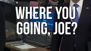 Biden, Where You Going, Joe?